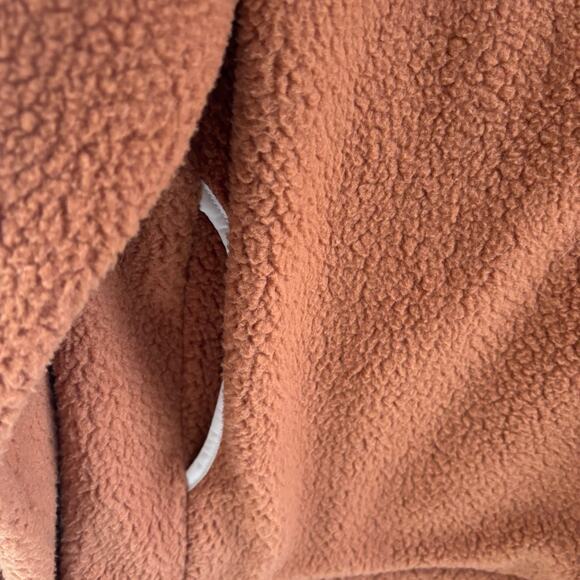 Stio Women's Rawlins Shearling 1/2 Zip Fleece Pullover Maple Brown Cozy Sz M - Picture 5 of 9